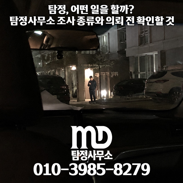 탐정 조사 종류