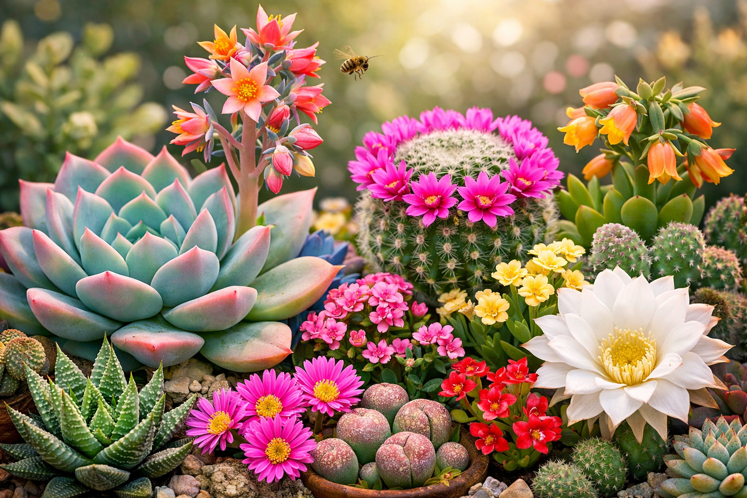 다육이 꽃 피우는 법