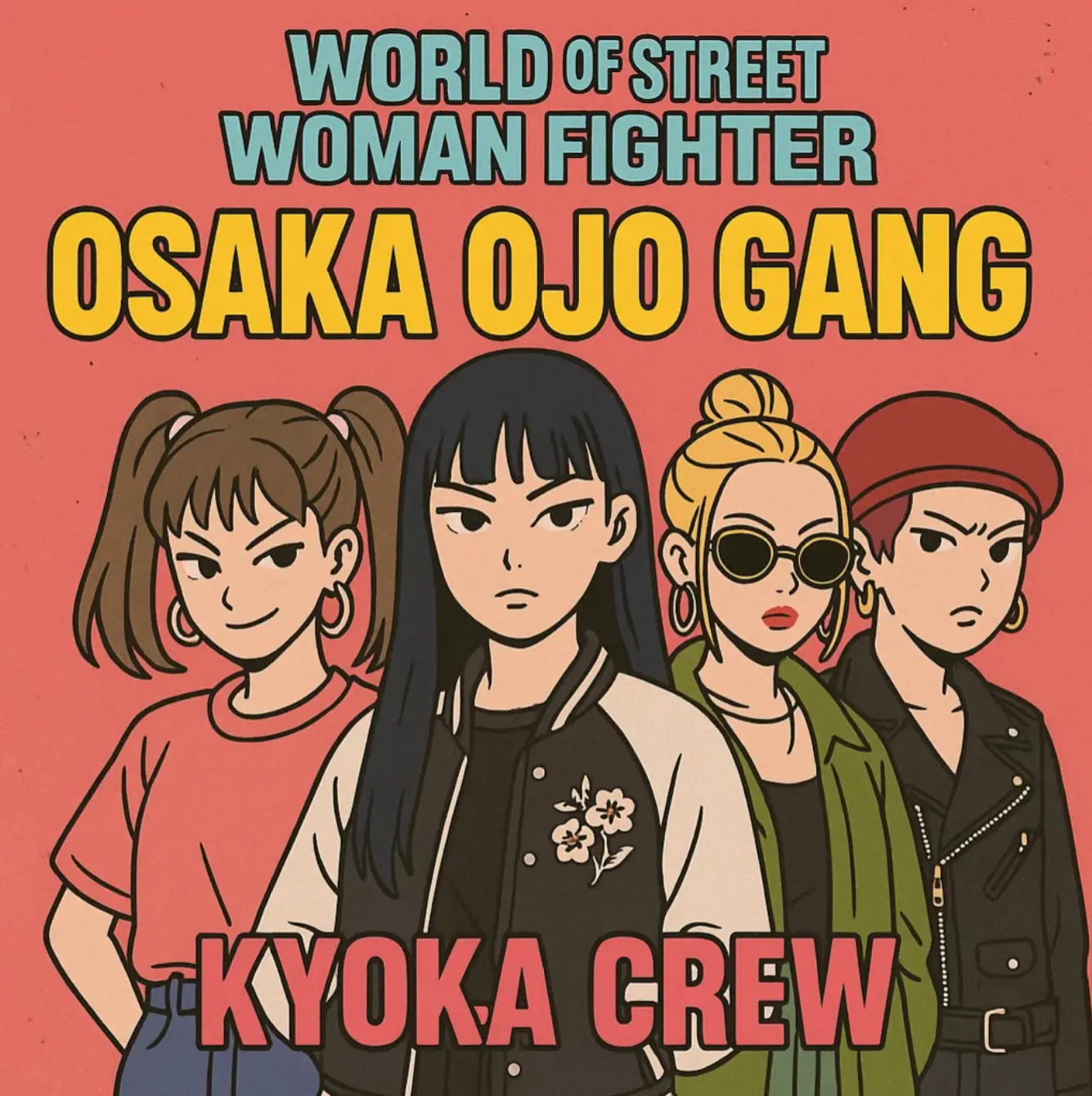 월드 오브 스트릿 우먼 파이터 쿄카 크루 '오사카 오죠 갱' 소개 및 멤버