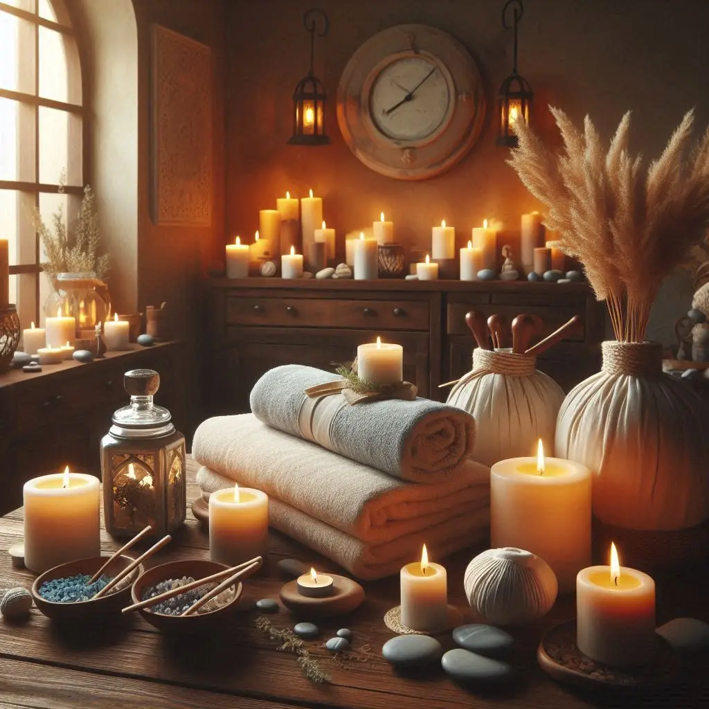 피부,체형관리 샵 배경