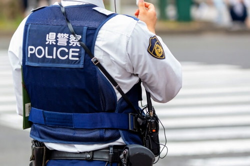 일본 경찰의 모습