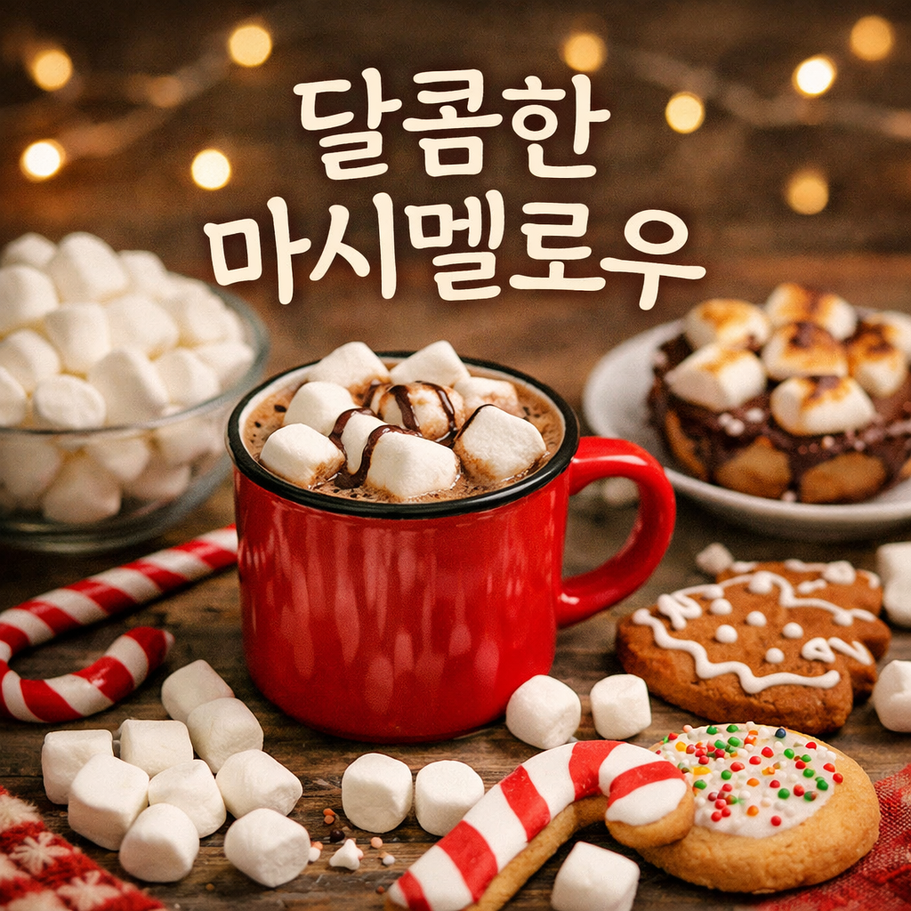 크리스마스 분위기 한가득 🍬 달콤한 마시멜로우 이야기
