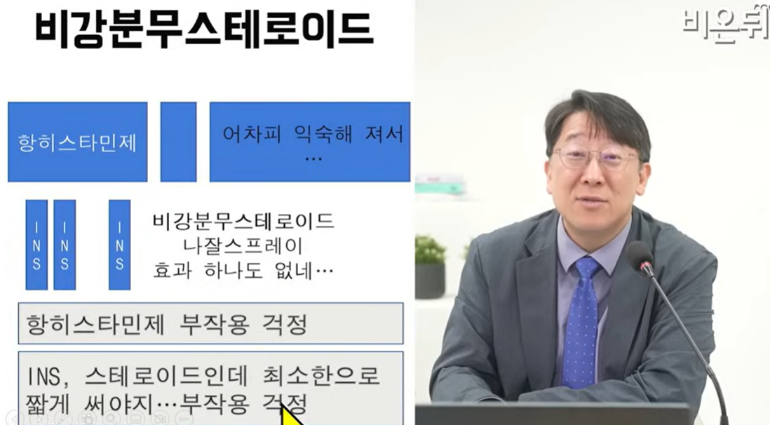 비염 비강 분무 스테로이드
