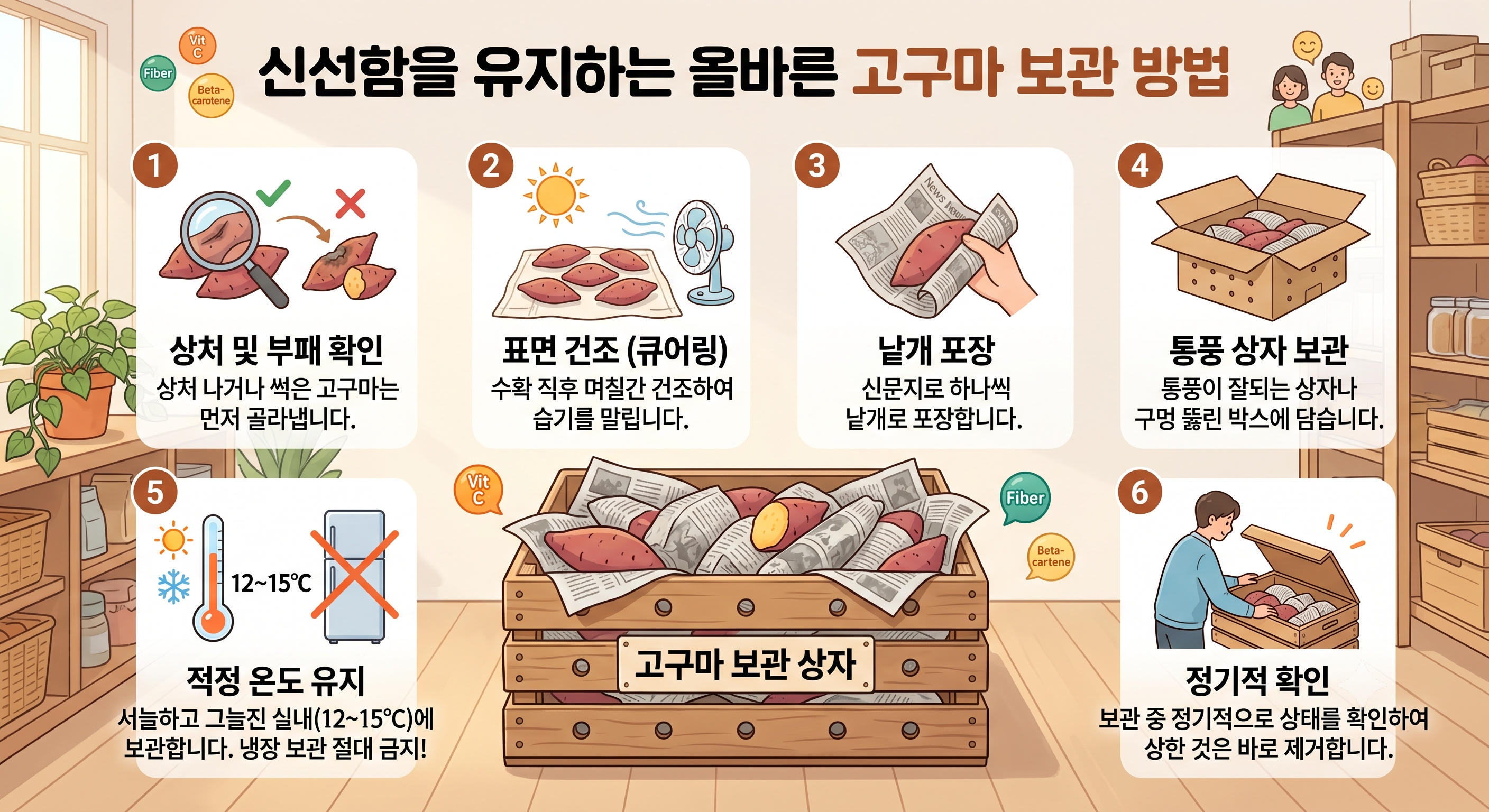 고구마 보관 방법