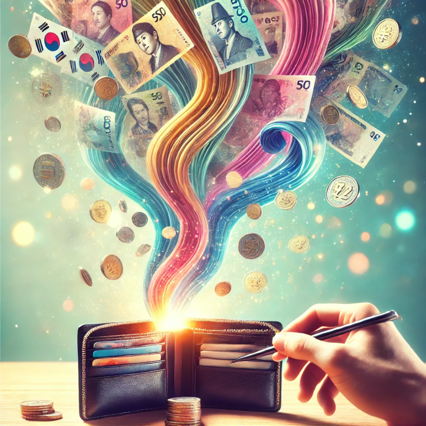 지갑에서 돈이 계속 나오는 꿈