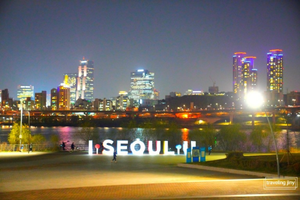 서울 한강공원 야경사진