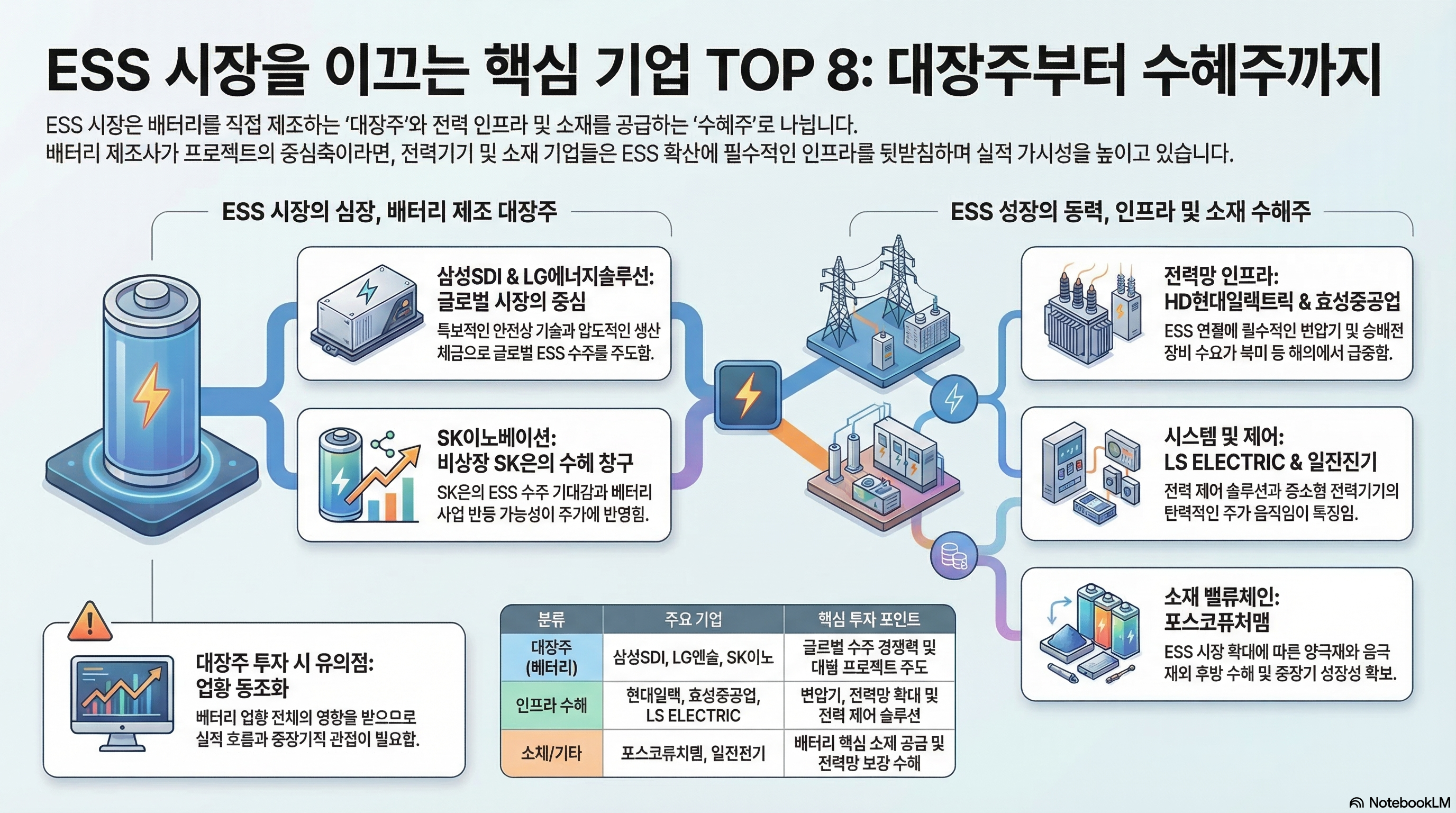 ESS 관련주, TOP8