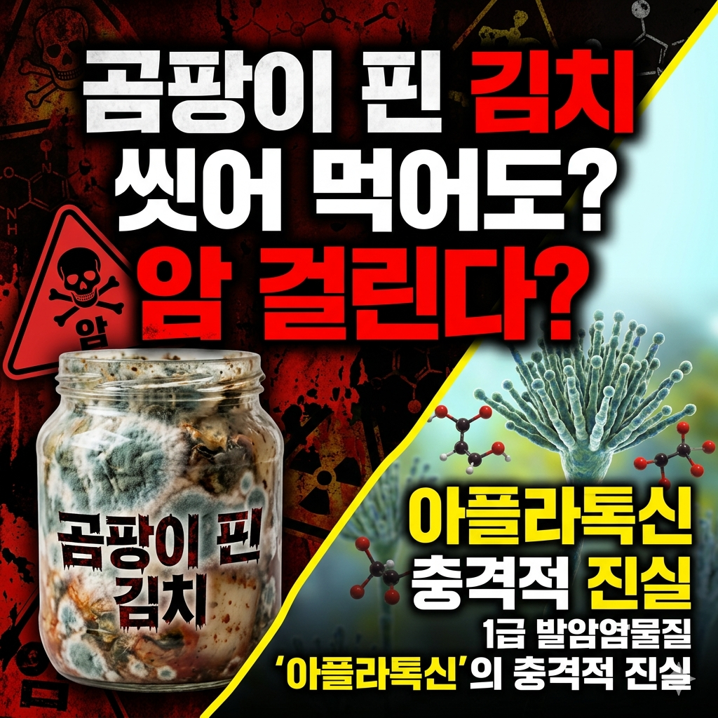 "씻어서 끓여도 발암물질 그대로?" 오래된 김치 곰팡이 아플라톡신의 치명적 위험성 (제거 불가 이유)