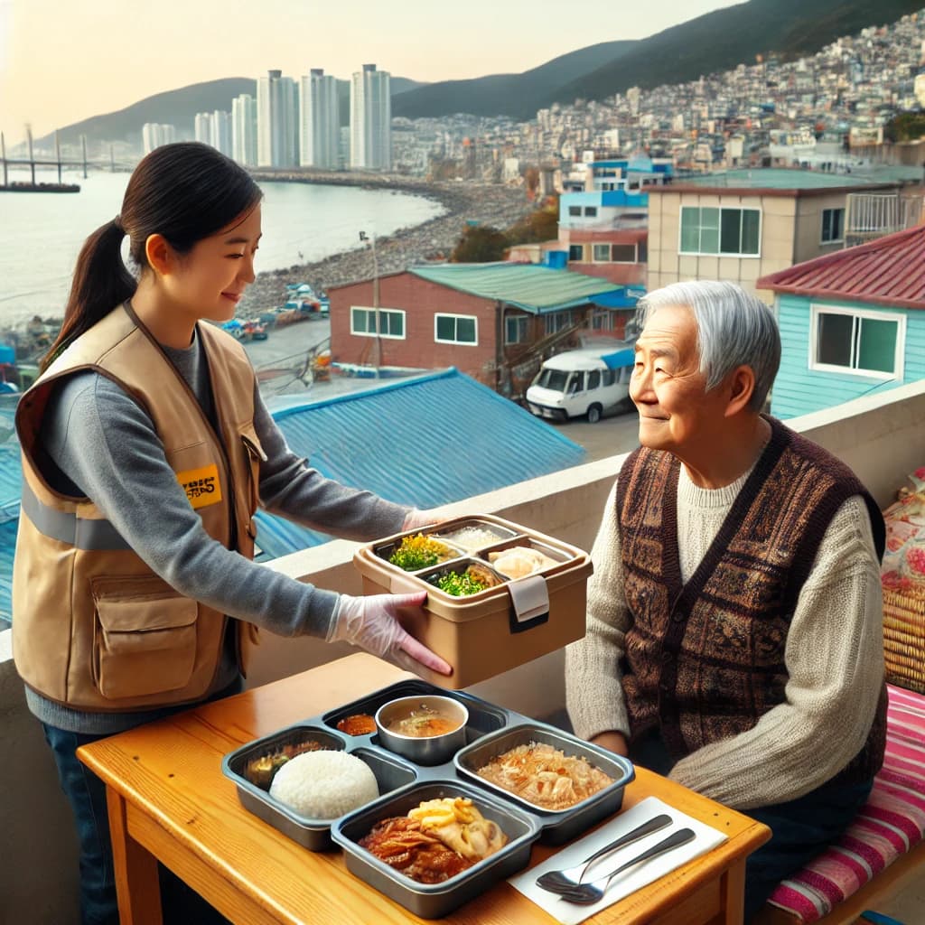 혼자 계신 어르신에게 따뜻한 한 끼, 부산시 재가노인 식사배달 안내