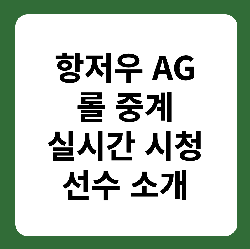 항저우 아시안게임 롤 중계, 시청 방법