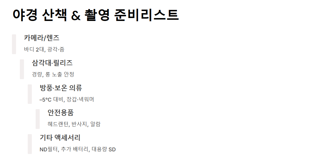 유럽 야경 5대 명소 유럽의 밤