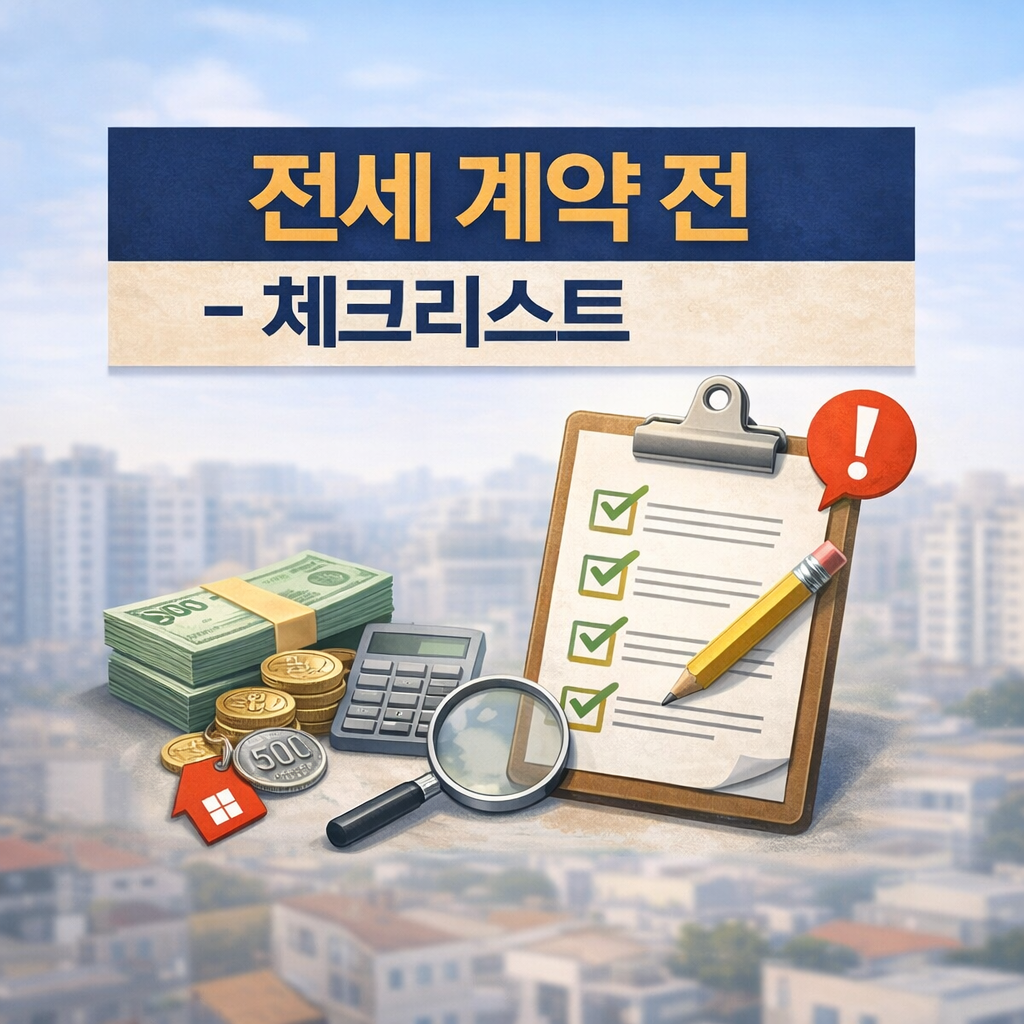 전세 계약 전 체크리스트