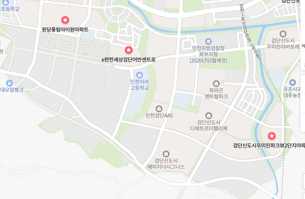 당하동 부동산 위치