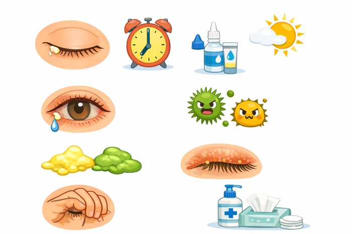 눈꼽이 잘 끼는 이유