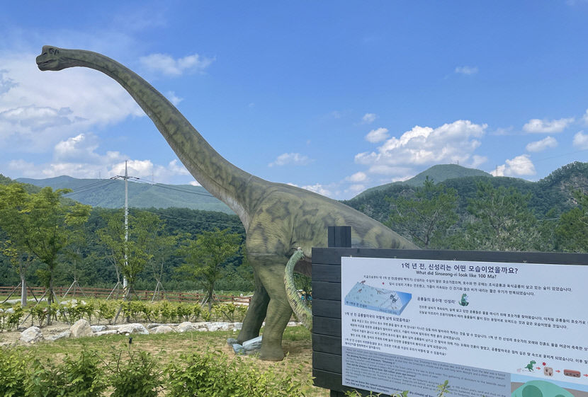 청송 신성리 공룡 발자국