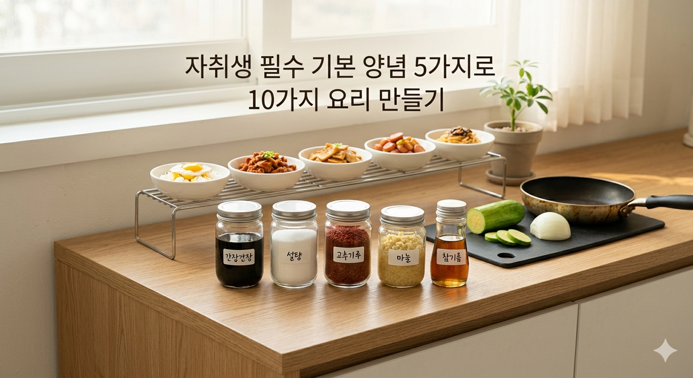 자취요리, 간단반찬, 기본양념, 가성비요리, 초보요리