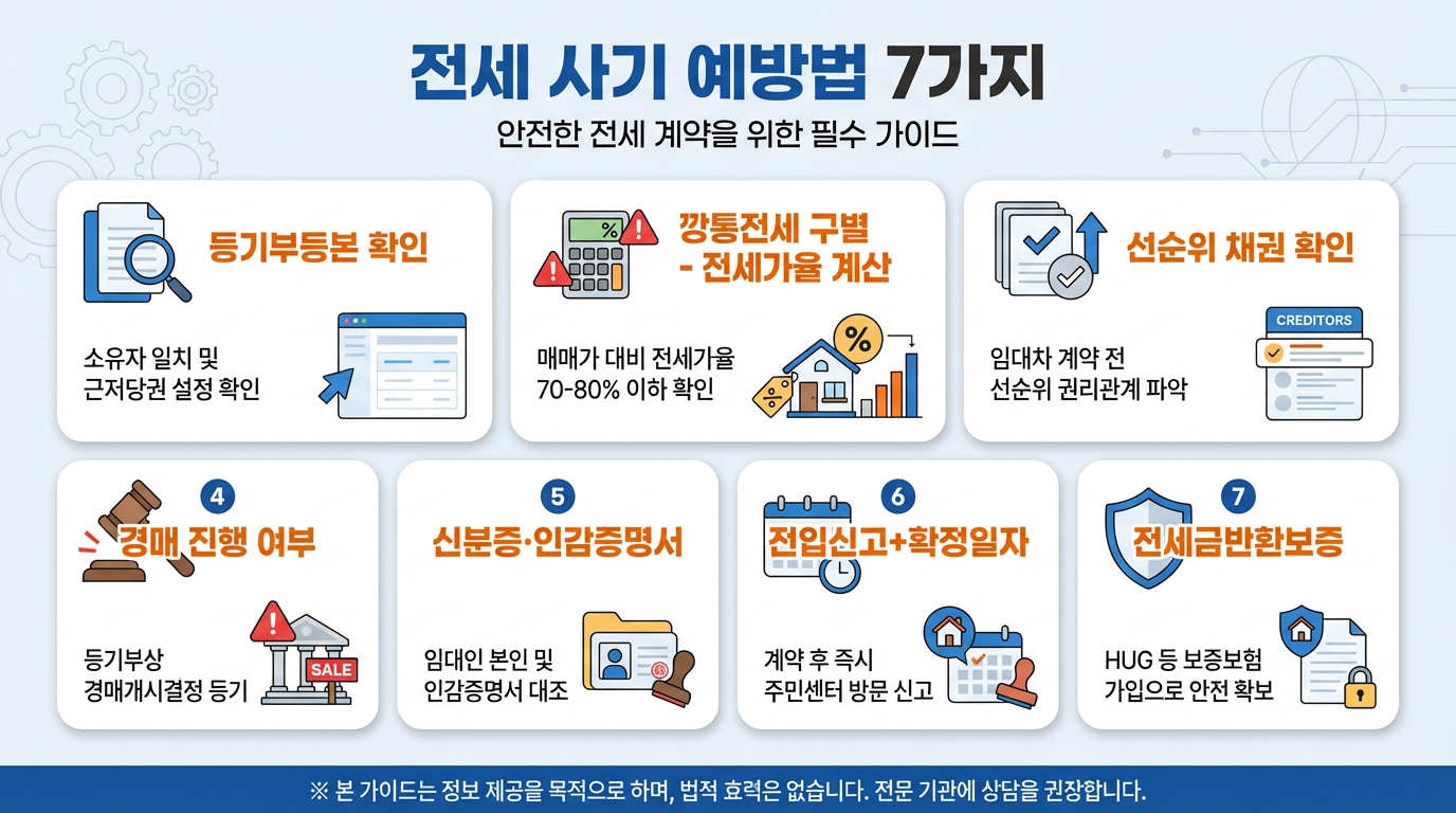 전세 사기 예방법 7가지