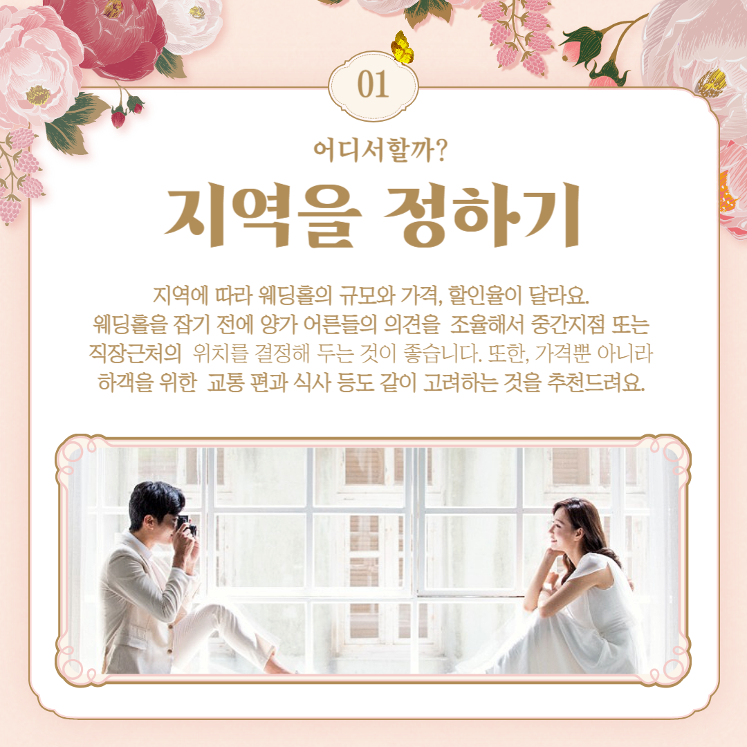 결혼 준비 순서, 과정