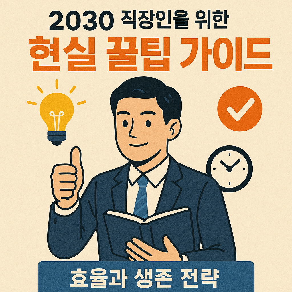 직장인을 위한 현실 꿀팁 가이드