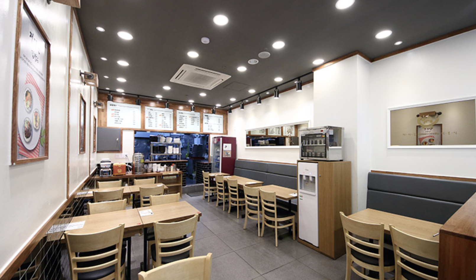 김밥천국 뉴 인테리어