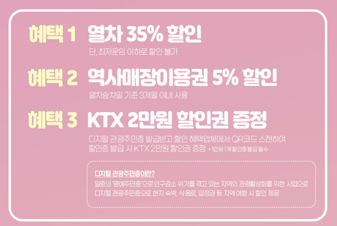 관광주민증 연계이벤트
