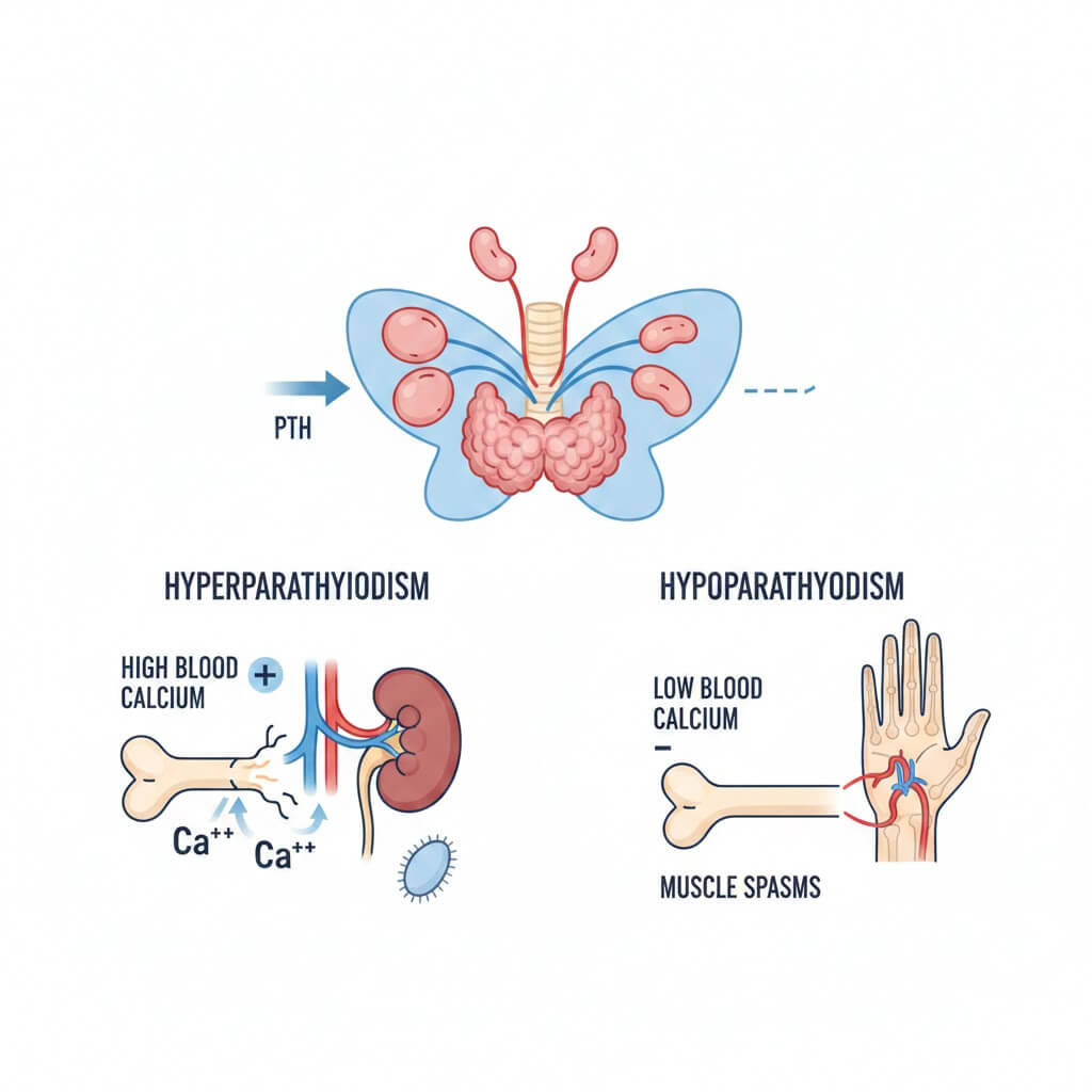 부갑상선 기능이상증