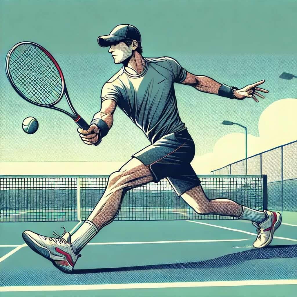 테니스 포핸드 슬라이스