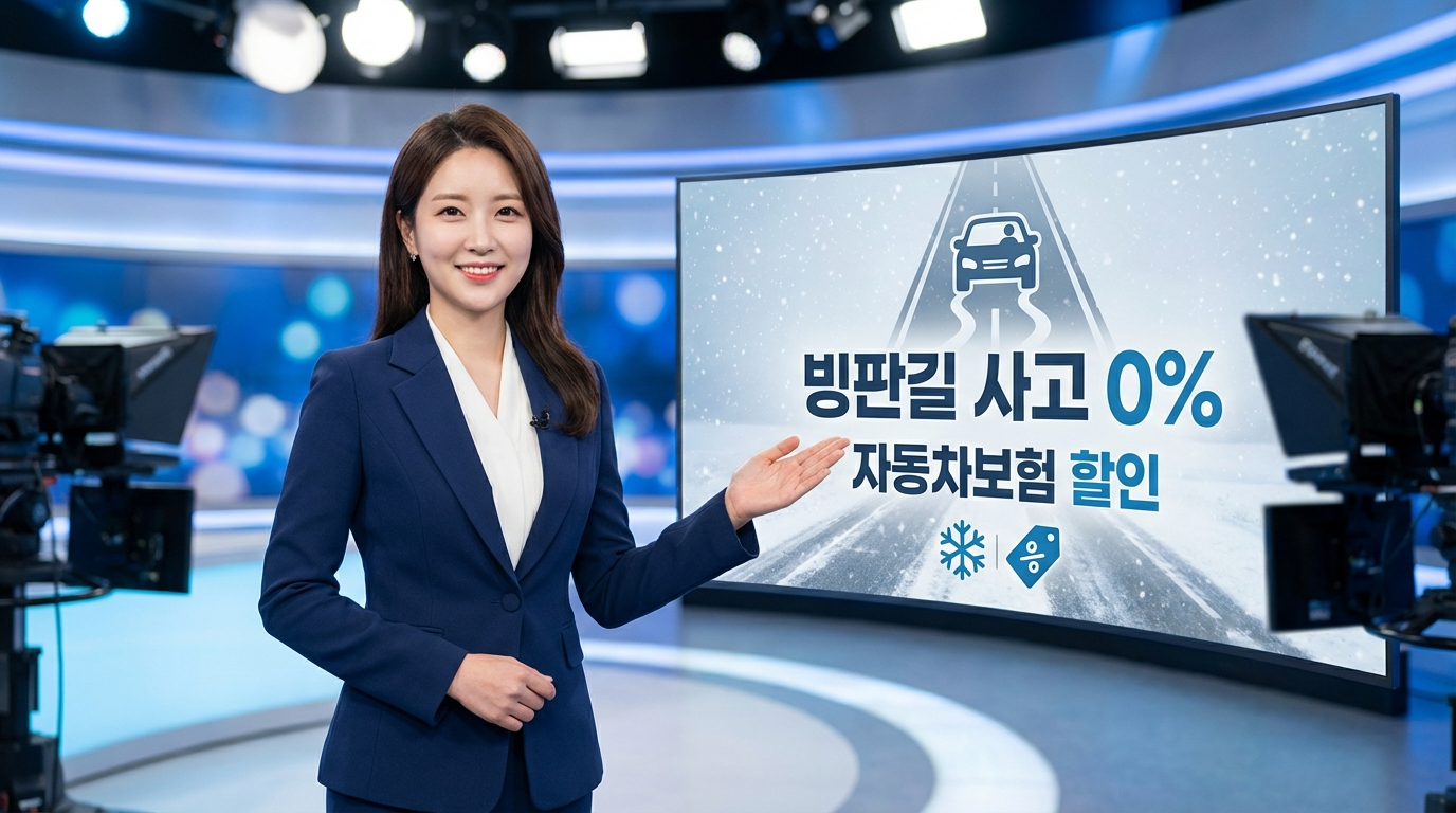 빙판길 사고 0%! 겨울철 안전운전하면 자동차보험 할인받는다