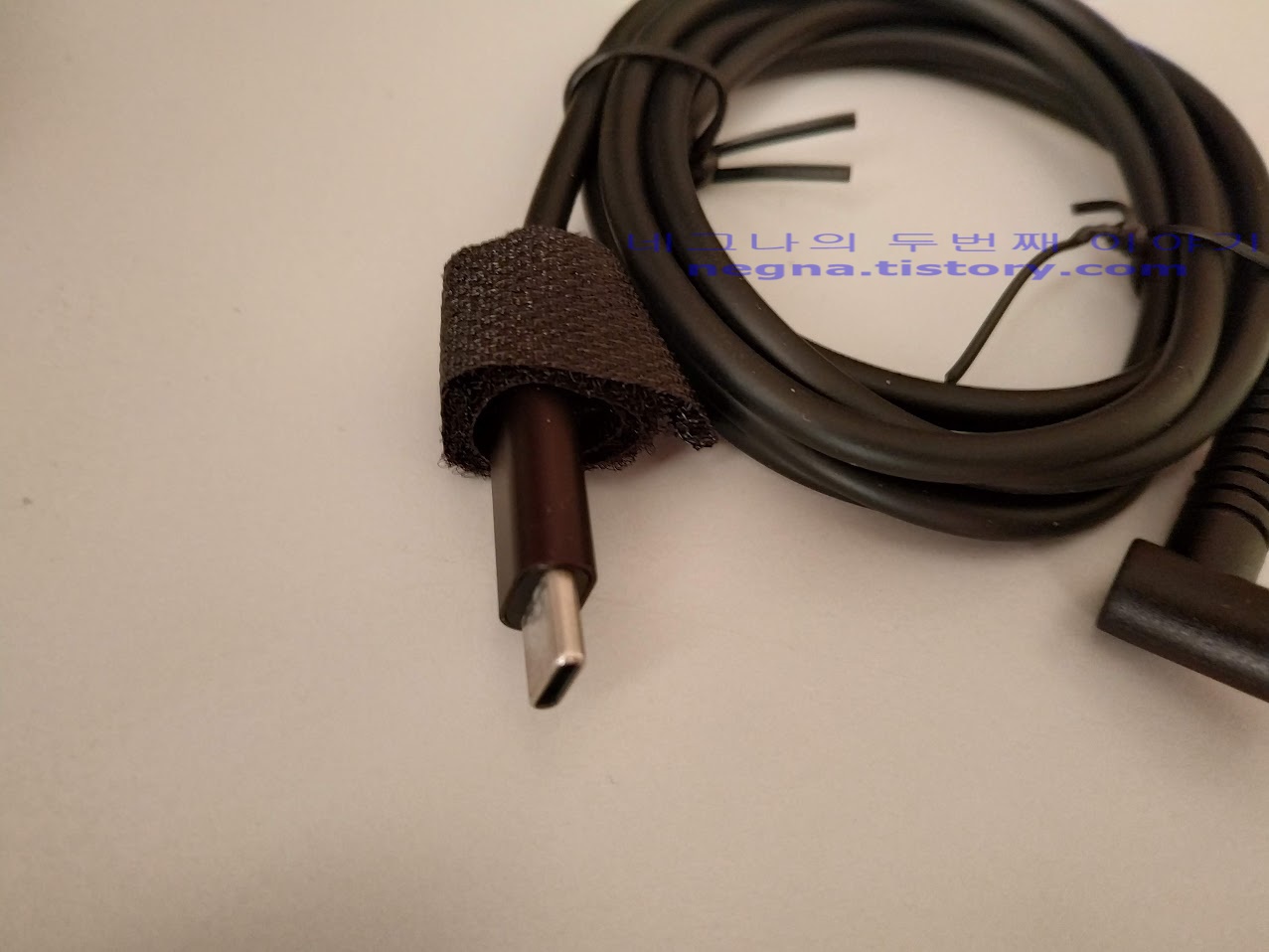 USB C 단자.