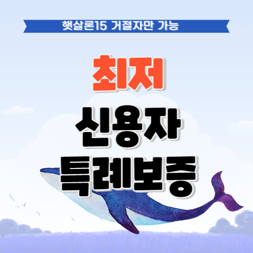 최저신용자 특례보증 대출거절자 자격조건 신청서류