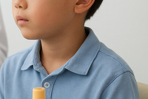 성조숙증검사중