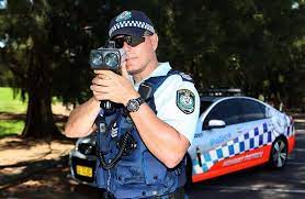 호주 속도위반 단속중