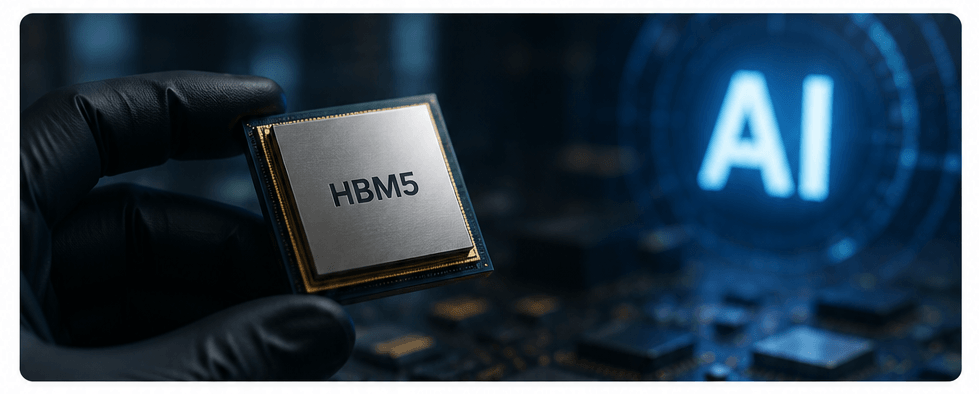 AI 반도체 핵심 된 HBM5, 삼성·SK하이닉스 경쟁 본격화