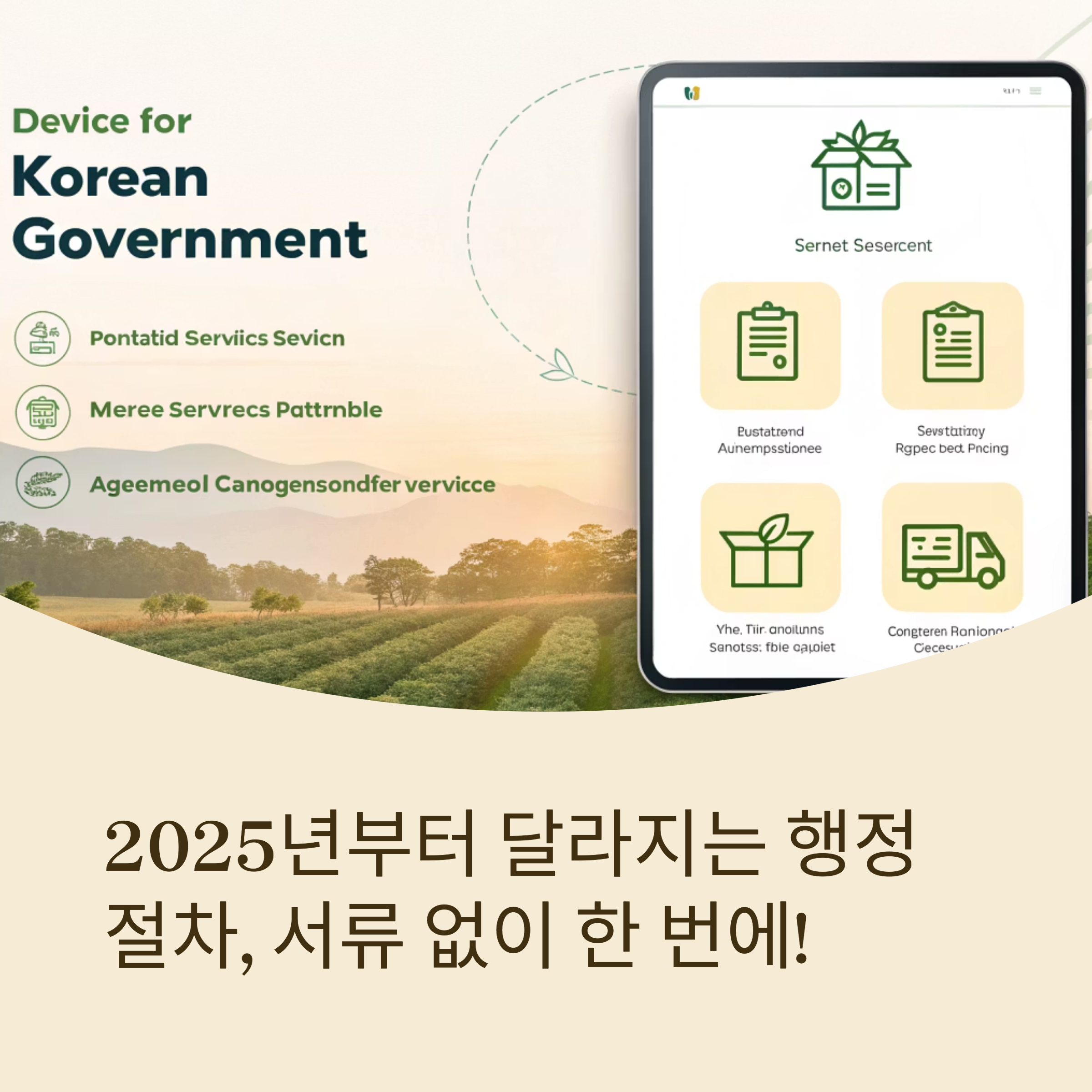 2025 행정 절차 간소화 일상 속 변화