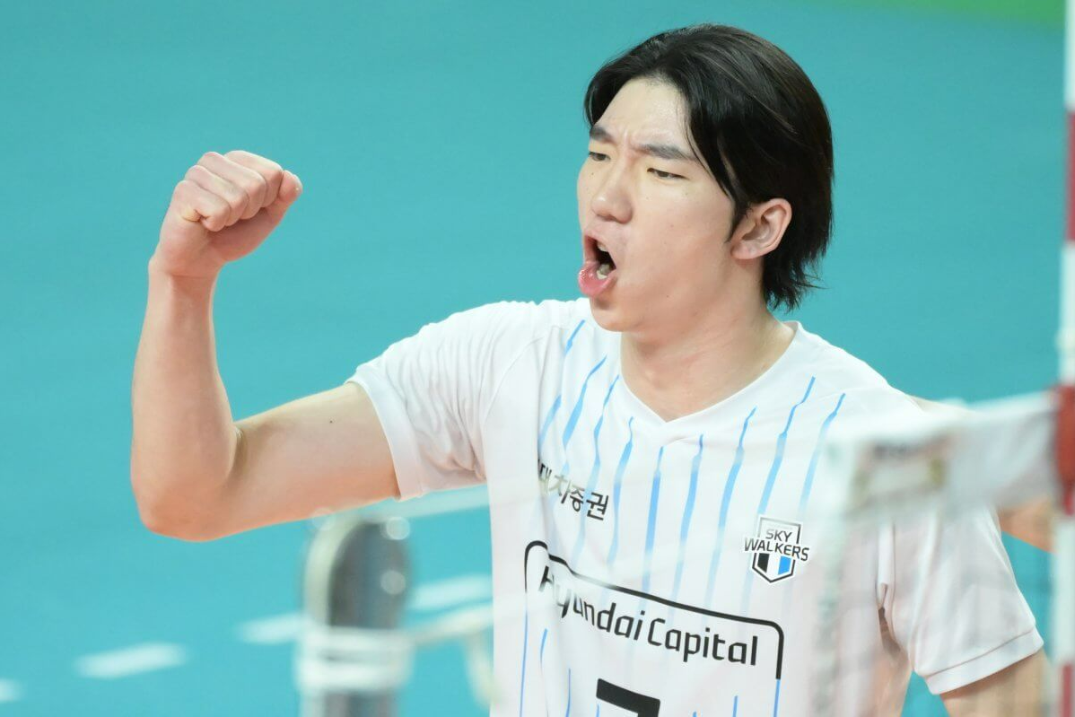 V리그 1라운드 MVP 허수봉 김연경