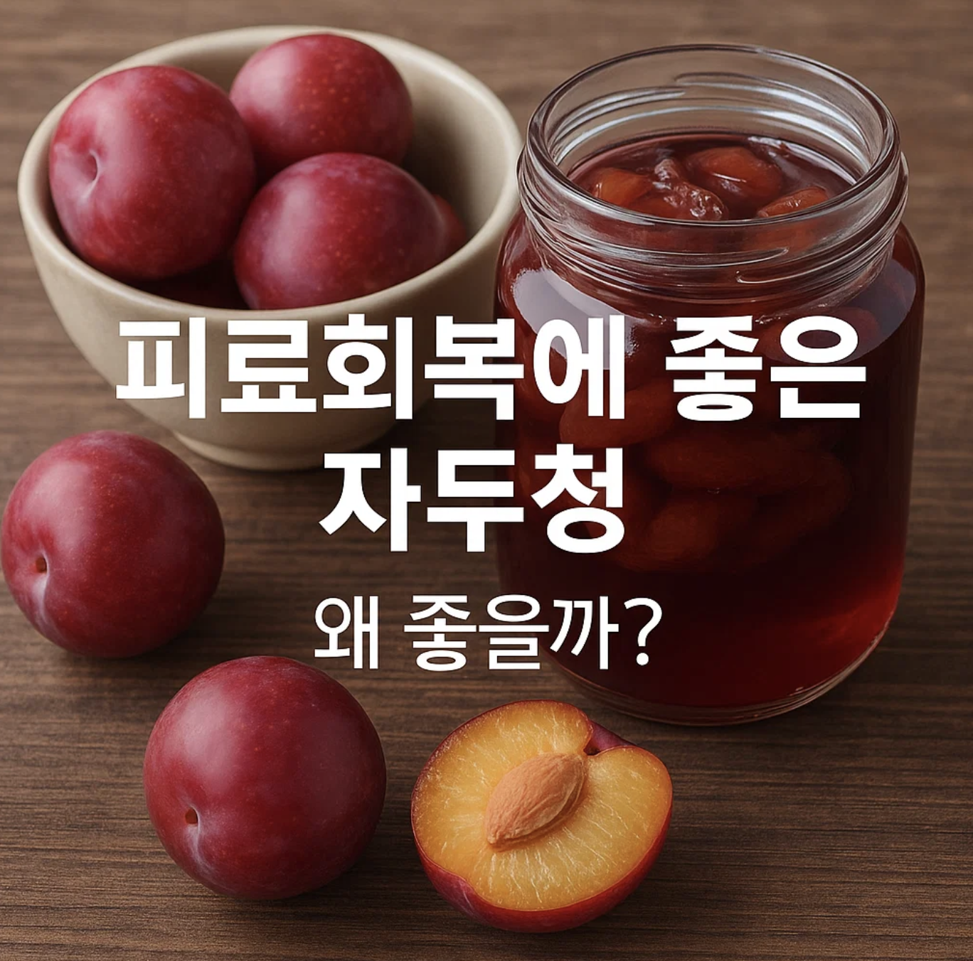 피로회복에 좋은 자두청, 왜 좋을까?