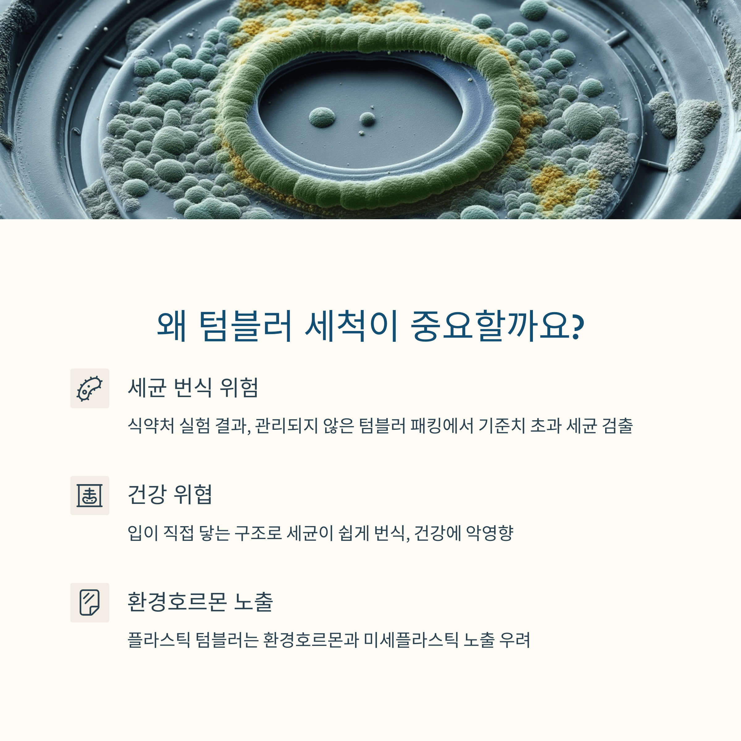 텀블러 세척법, 알고 계셨나요