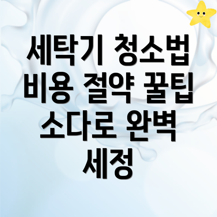 세탁기 청소