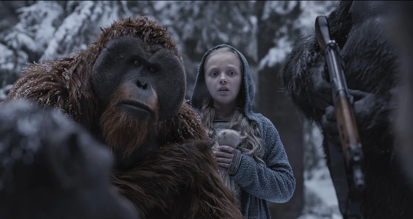 2017년 혹성탈출 종의 전쟁 장면1