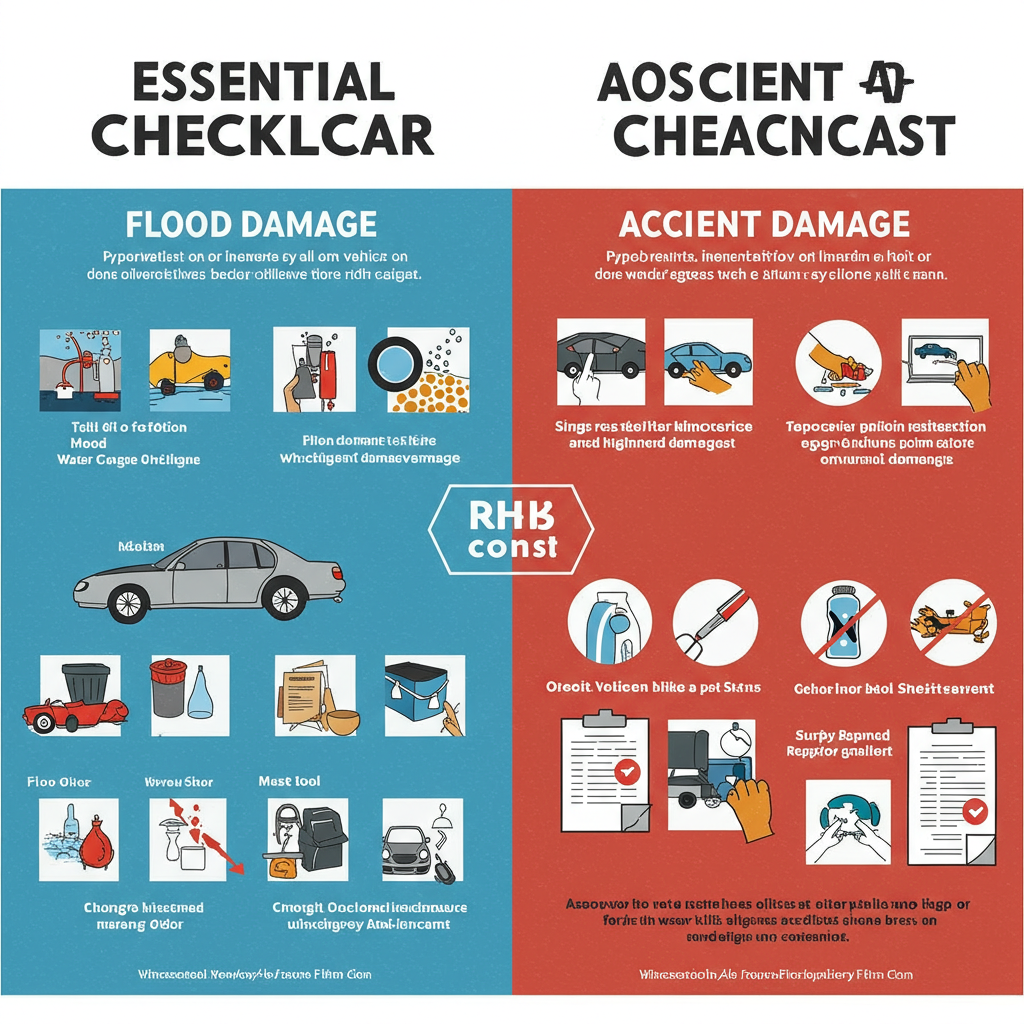 침수차, 사고차 완벽 구별! 중고차 구매 필수 체크리스트