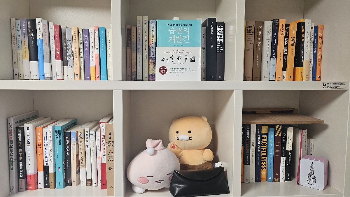 내 방 책장 사진