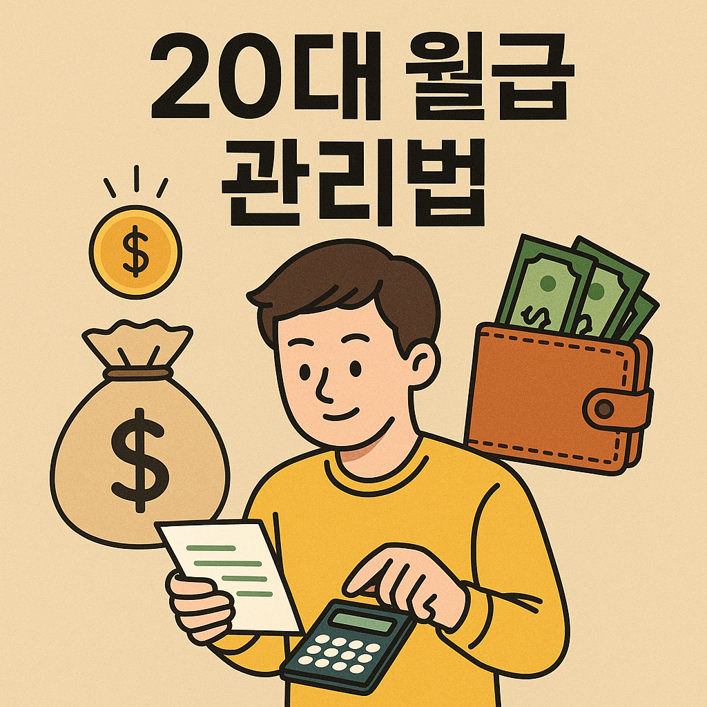 20대 월급관리법에 대한 이미지