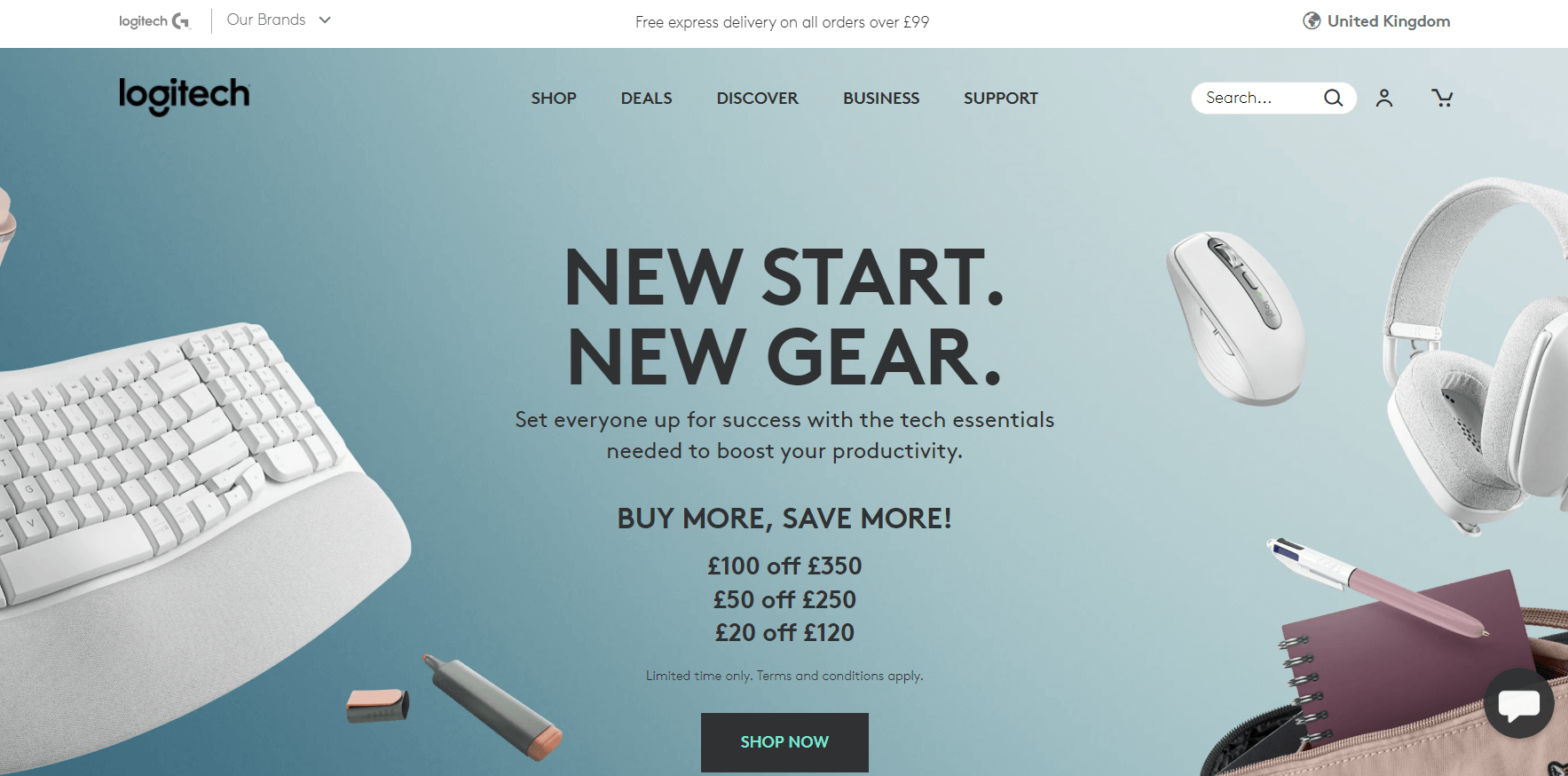 Logitech 홈페이지