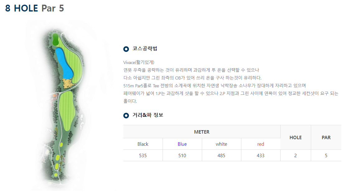 스프링베일 골프클럽 8홀