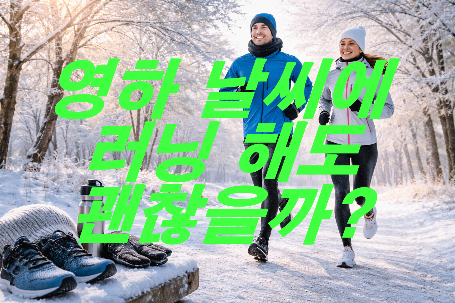 영하의 날씨에도 러닝 해도 괜찮을까