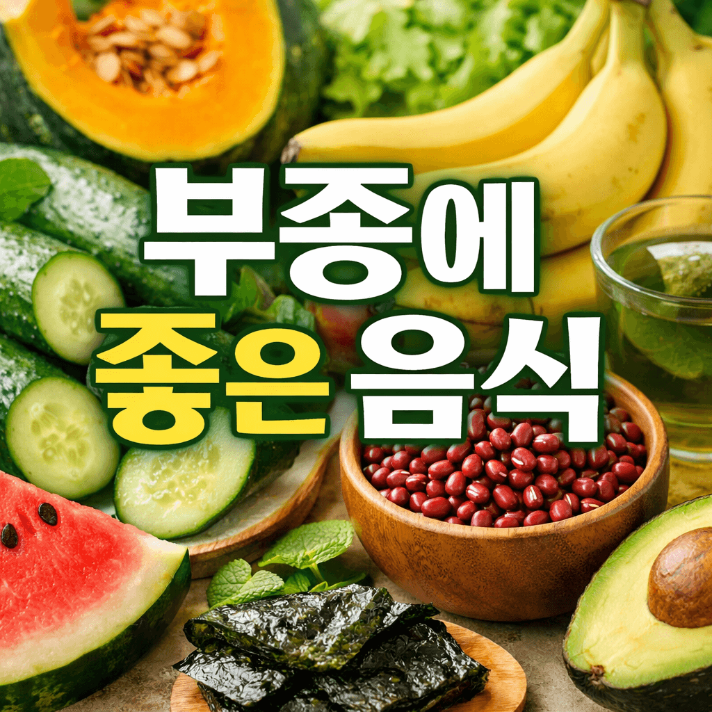 부종에 좋은 음식 TOP 10 ❘ 붓기 빼는 최고의 식단 공개