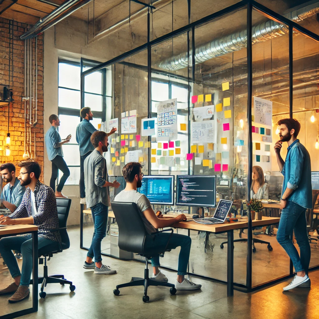 스타트업 업무 사진