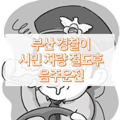 부산 경찰이 차량 절도