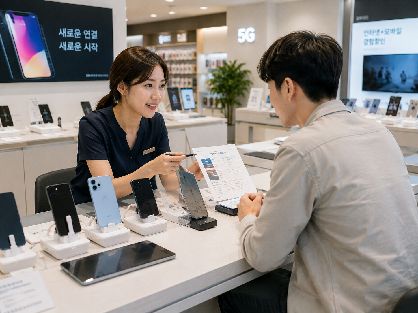 휴대폰 번호이동 통신사 변경 후 통신비 미환급금 확인 모습
