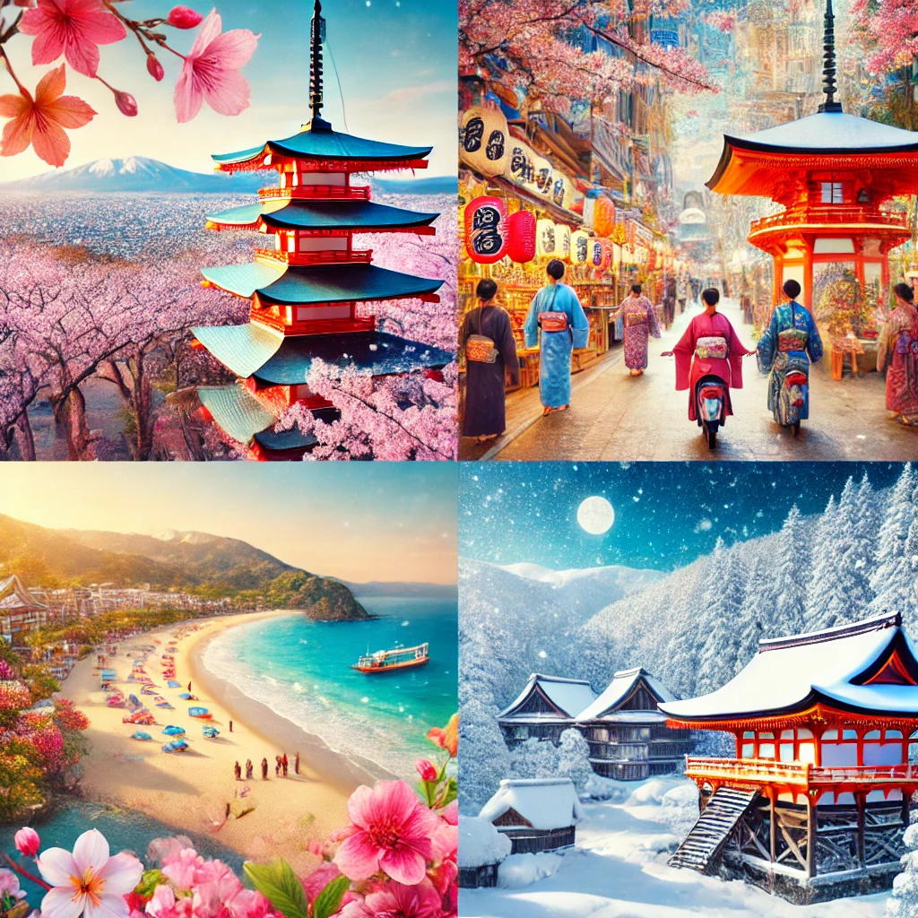 일본 사계절